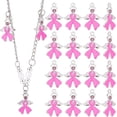 thumbnail image 2 of Origami Owl Breast Cancer Awareness Charms – Pink Ribbon, Glove, Butterfly, Be Brave 2 of 4