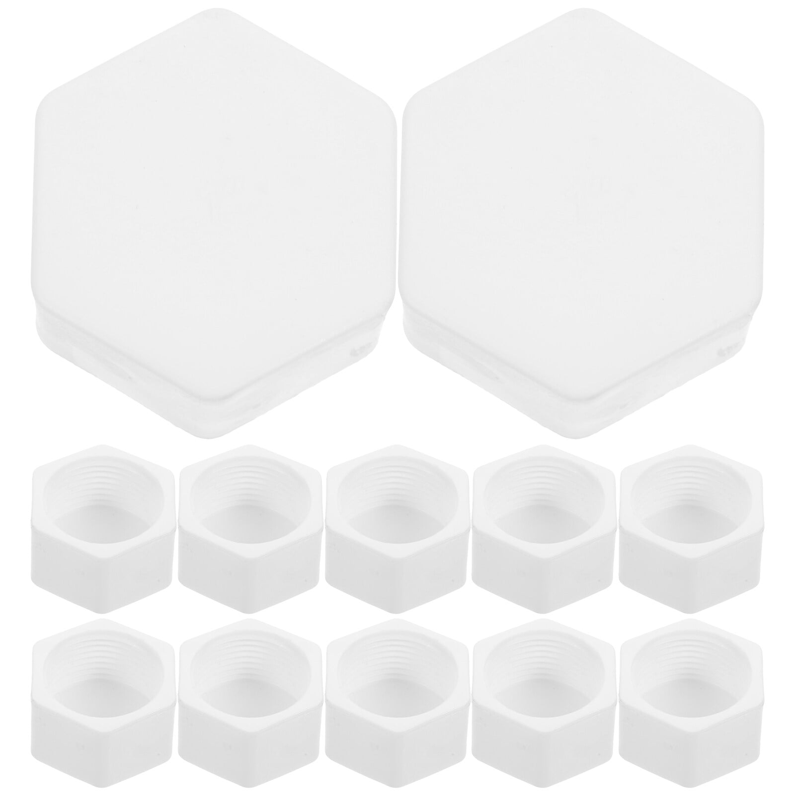20pcs Pipe Plug 1 Inch Hexagonal Pipe End Cap Water Line End Cap Pipe