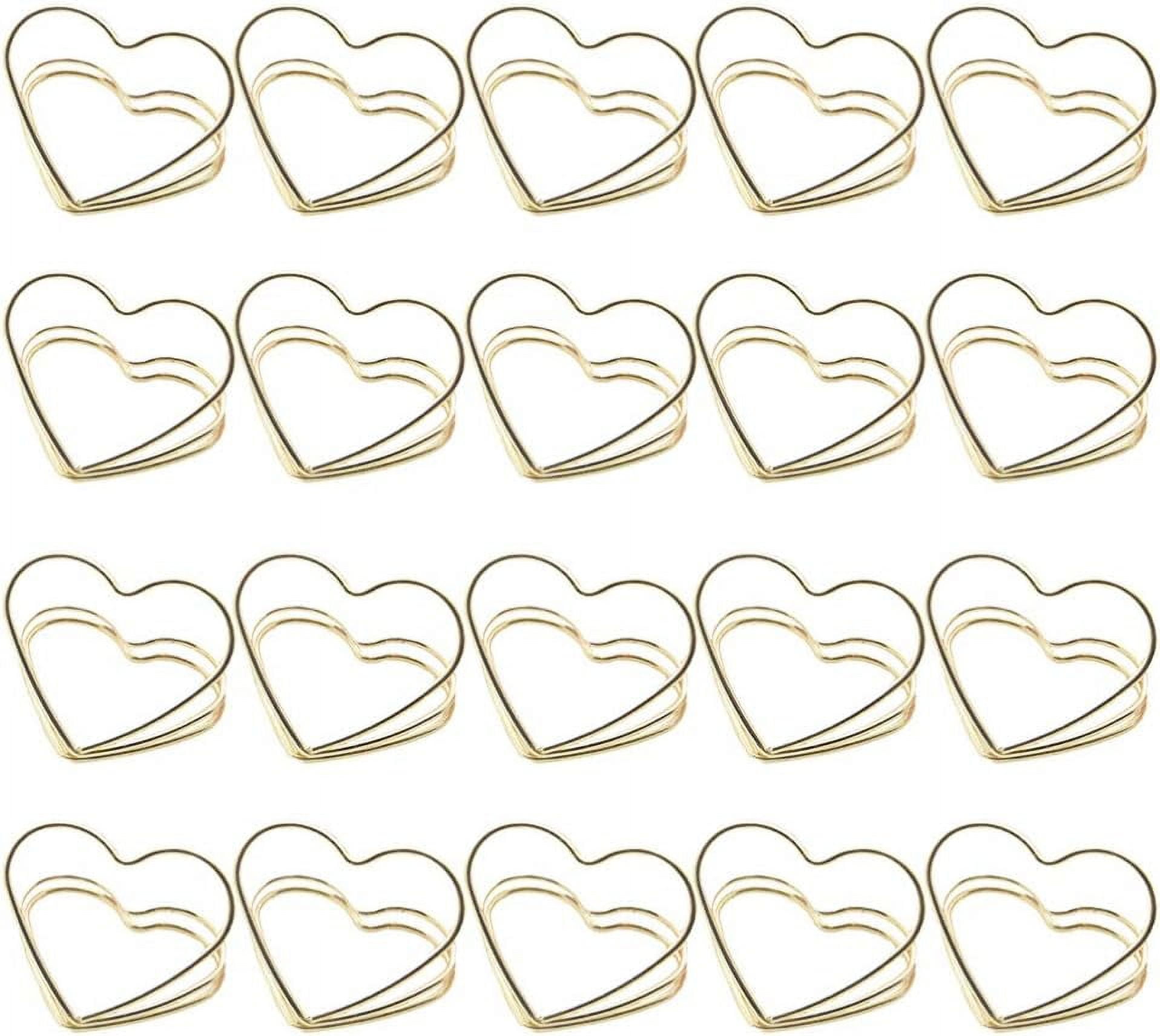 20pcs Place Card Holders, Heart Shaped Business Card Holder, Table