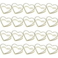 20pcs Place Card Holders, Heart Shaped Business Card Holder, Table