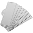 thumbnail image 1 of TABLZONE Metal Tags For Labeling Plant Labels Aluminium Silver 20Pack 3.5X1.5In, 1 of 6