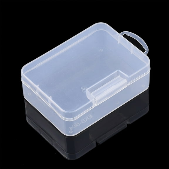 20pcs Plastic Bead Storage Containers Rectangle Clear 9.5x7x3cm Clear for making