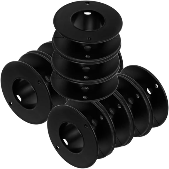 20pcs Plastic Bobbin Spools for Sewing and Embroidery Mini Thread Organizers Empty Spools Compatible Sewing Machines Plastic Craft Supplies