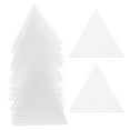 20pcs Plastic Canvas Supplies Clear Mesh Canvas Triangle Shapes Canvas