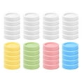 thumbnail image 1 of 20pcs Plastic Glass Jar Lids,Reusable Leak Proof Replacement Food-grade Glass Jar Caps Fit Regular Mouth 70mm ,Colorful, 1 of 10