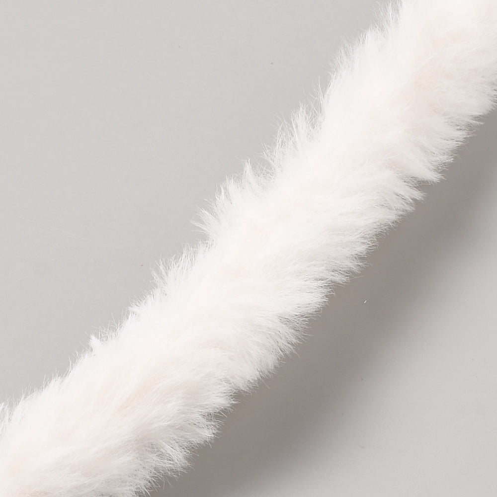 20pcs Polyester Plush Sticks Pipe Cleaner Chenille Stems Snow 1000x27mm