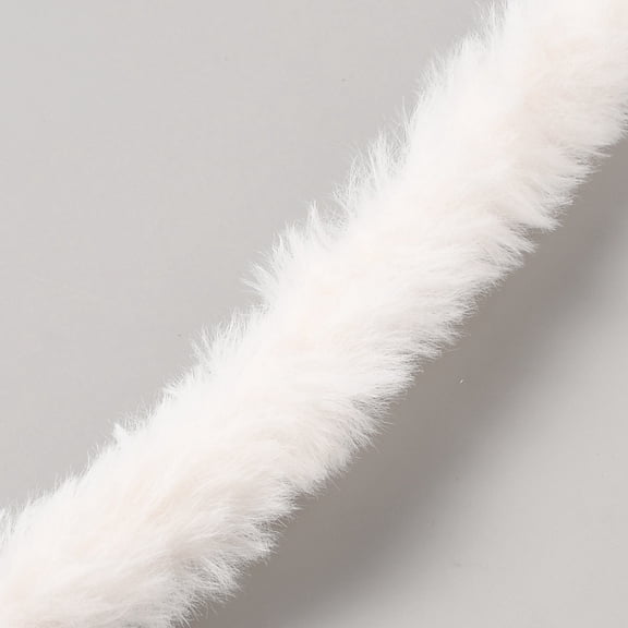 20pcs Polyester Plush Sticks Pipe Cleaner Chenille Stems Snow 1000x27mm