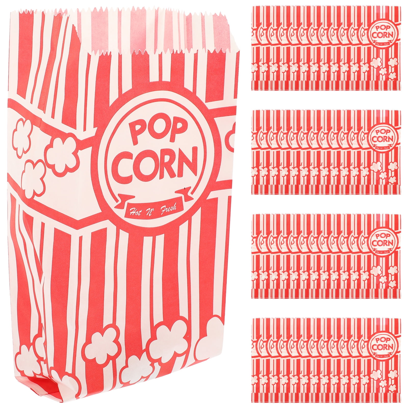 20pcs Popcorn Bags Popcorn Paper Bags Grease Proof Bags Popcorn Paper