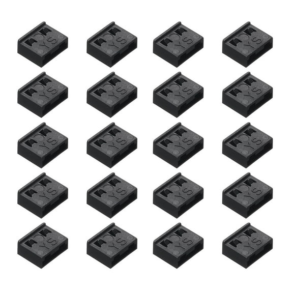 20pcs Port Blocker PP Locking USB Port/Dust PC Blocker Black