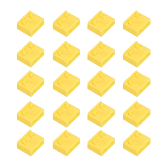 20pcs Port Blocker PP Locking USB Port/Dust PC Blocker Yellow