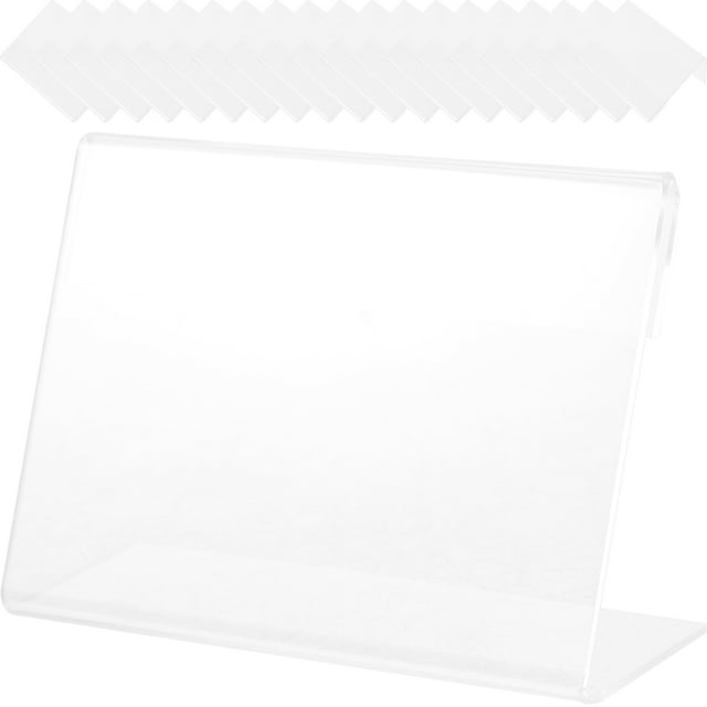 20pcs Price Display Holder Price Tag Holders Board Price Tag Stands