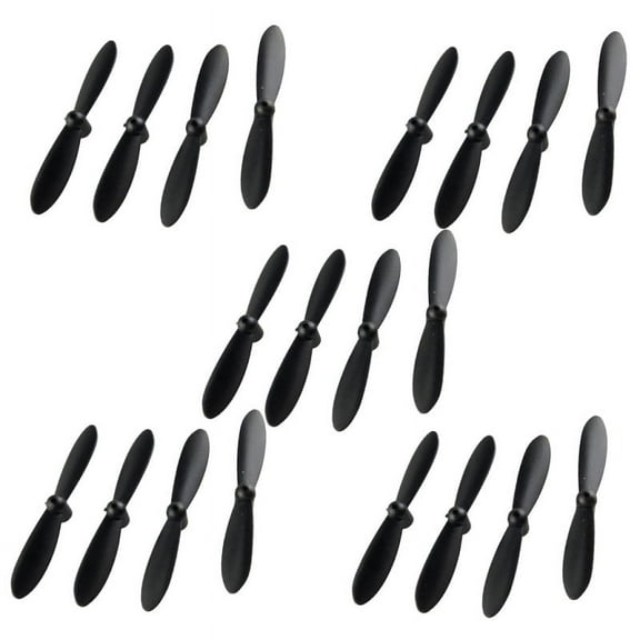 20pcs Propeller Set Airscrew Mini Drone Quadcopter Helicopter RC Accessories Black