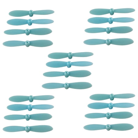 20pcs Propeller Set Airscrew Replacement Mini Quadcopter Helicopter RC Accessories Blue
