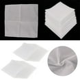 20pcs Pure White Women Men Hankies Diy Hand Painted Square Organic Hand