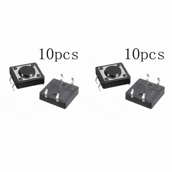 20pcs Quality Mini PCB Momentary Tactile Push Button Switch SPST
