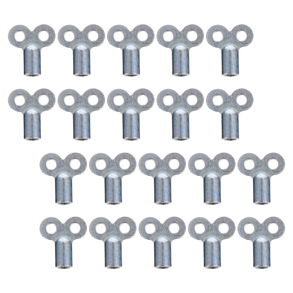 20pcs Radiator Plumbing Valve Keys Square Socket Bleed Hole Keys Water ...