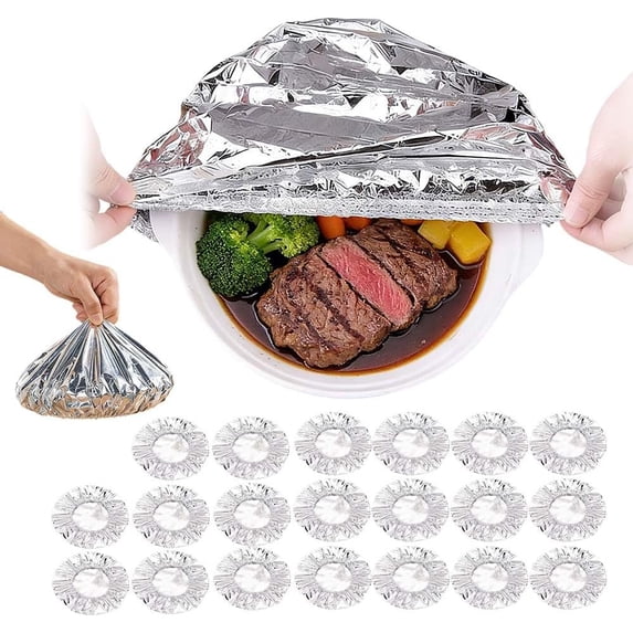 20pcs-reusable-aluminum-foil-food-covers-heat-insulating-freshness