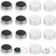 thumbnail image 2 of BENECREAT 15PCS Gemstone Display Boxes With Clear Lid And Sponge, Acrylic Diamond 2 of 11