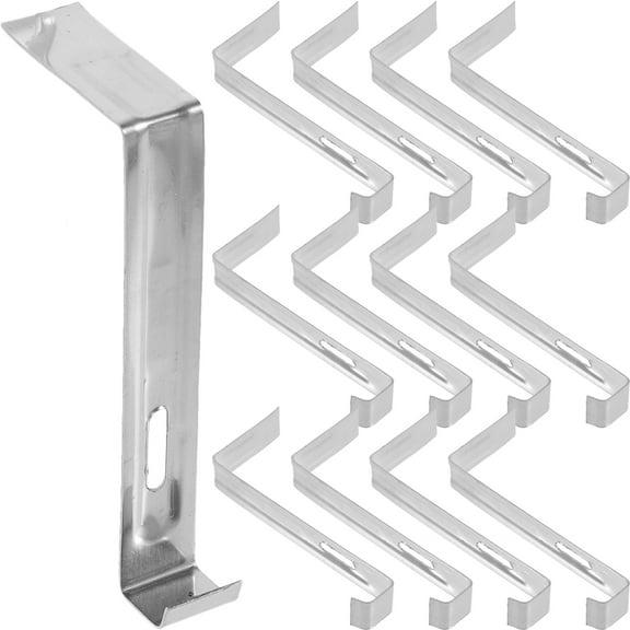 RENACLIPY 20pcs Stainless Steel Roof Hooks for Secure Attachment and Anti- on Roof Panels