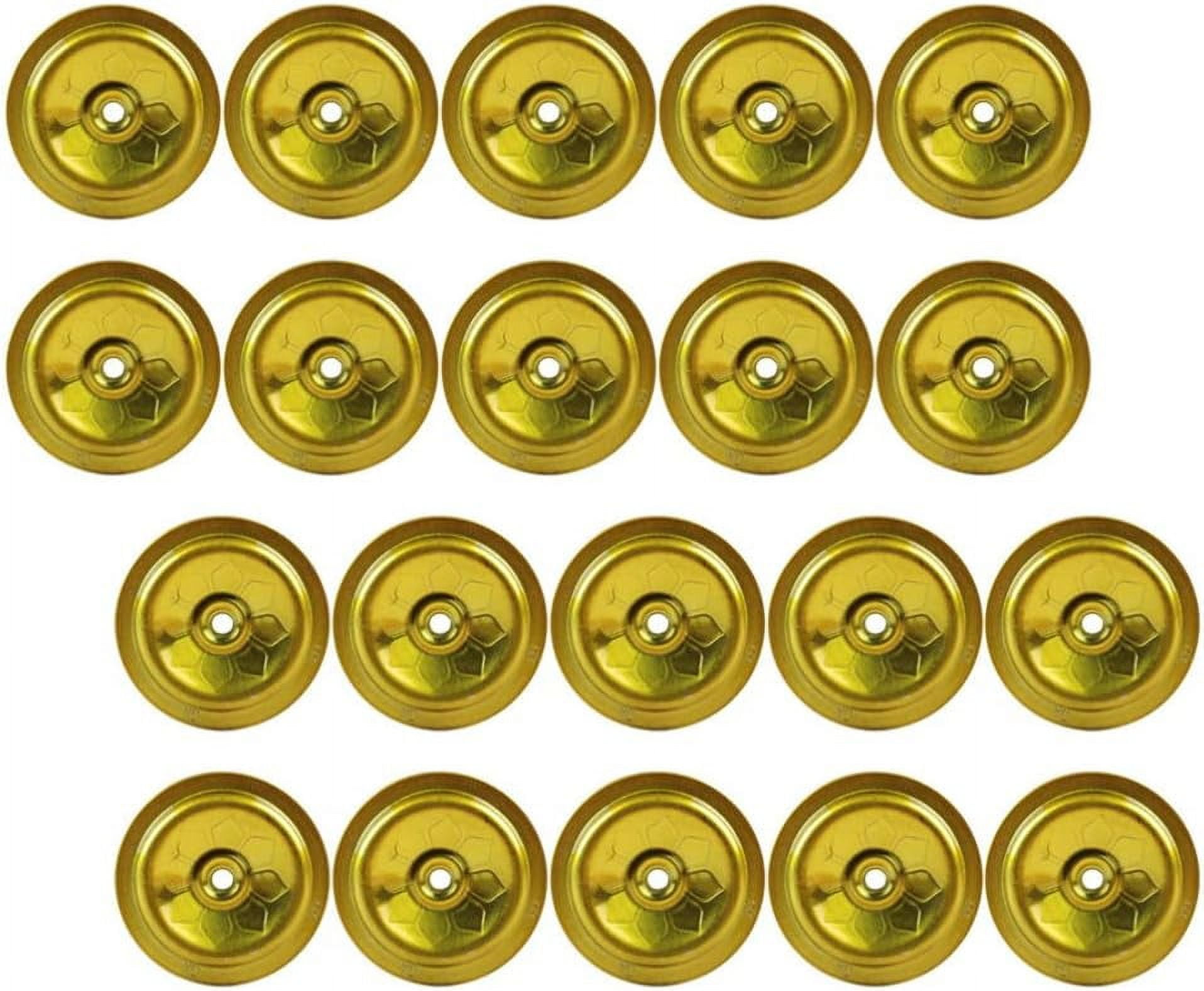 20pcs Round Floating Wicks Wick Float Metal Oil Floating Wicks Disc