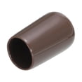 thumbnail image 1 of 20pcs Rubber End Caps 12mm ID Vinyl Round Tube Bolt Cap Cover Screw Thread Protector Brown, 1 of 5
