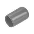 thumbnail image 1 of 20Pcs Rubber End Caps 9mm(3/8") ID Vinyl Round Tube Bolt Cap Cover Screw Thread Protectors Dark Grey, 1 of 5