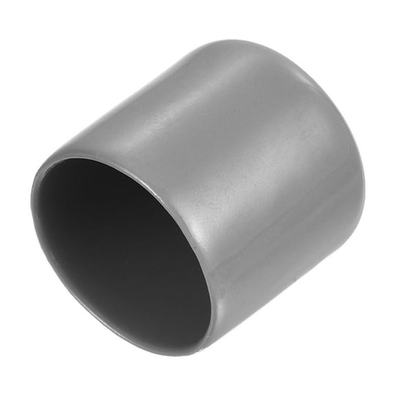20pcs Rubber End Caps Protective Caps 26mm ID Bolt Cap, Light Gray