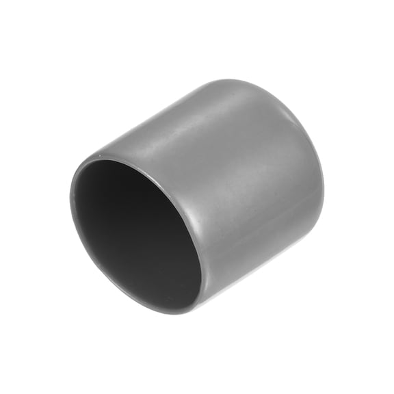 20pcs Rubber End Caps Protective Caps 28mm ID Bolt Cap, Light Gray