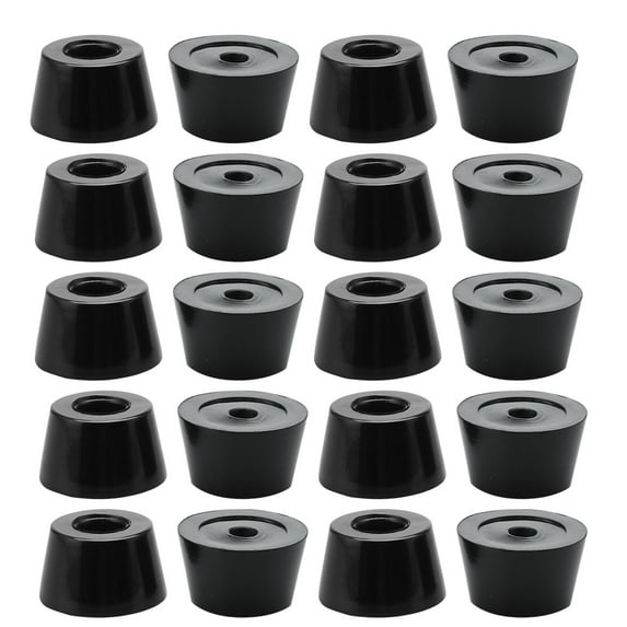 20pcs Rubber Feet Bumper Furniture Leg Pad Floor Protector, D21x17x12mm