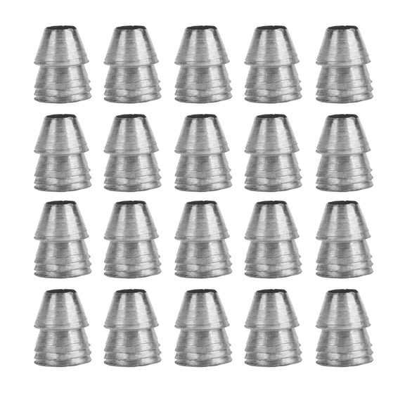 20pcs Safety Round Handle Wedges Steel Hammer Splitting Wedge Set for Axe Claw 20Pcs Wedges, Hand Metal (Diameter 13mm / 0.51in)