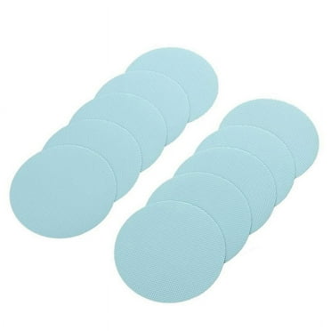 20pcs Safety Straps Stickers Bathroom Mat Bath Tub Floor Grip Shower Room Non Slip Anti Skid PEVA Adhesive Discs Non-Toxic Anti-Bacterial Mat
