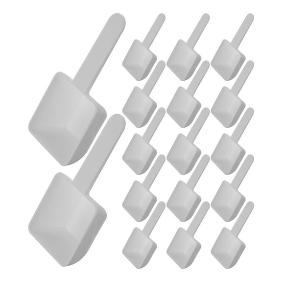 20pcs Scoops Plastic Reusable Laundry Powder Scoops Spices Measuring Spoons