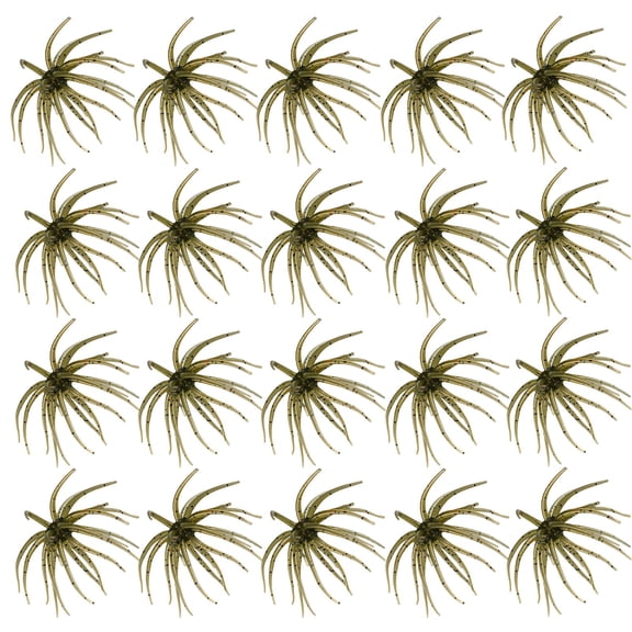 20pcs Sea Urchin Bait, Sea Urchin Bass Bait, Creature Bait Dice Baits for Bass Fishing