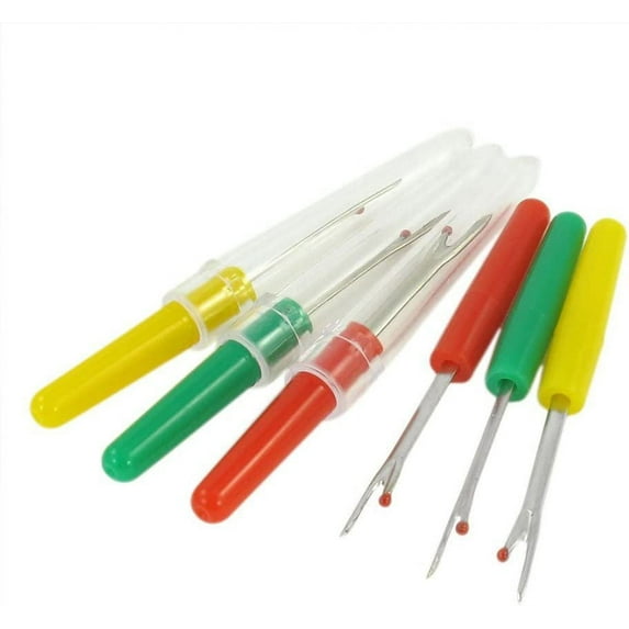 20pcs Seam Ripper Plastic Handle Sewing Stitch Thread Unpicker Seam Ripper (Random Color)