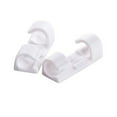 thumbnail image 1 of 20pcs Self-Adhesive Cable Clips Organizer Drop Wire Cord Management, 1 of 4