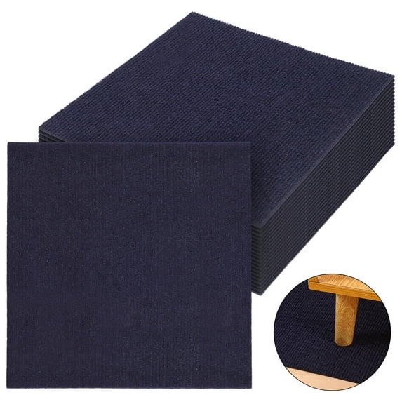 STOBOK 20Pcs Adhesive Carpet res Dark Blue Easy Install for High Traffic Areas