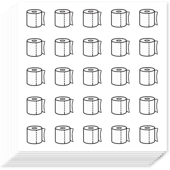 20pcs Self-Adhesive Paper Decorative Stickers for Party Decorative Presents Sealing Roll Paper 90x90mm 25 patterns/pc