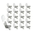 thumbnail image 1 of 20pcs Shelf Support Studs Pegs Pins Plugs 6mm L-Shaped Cabinet Bracket Bronze Hardware Home Improvement Tools Accessories, 1 of 6