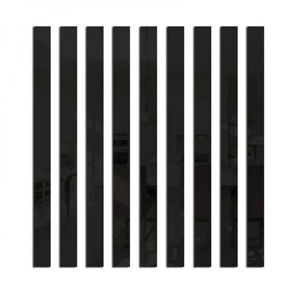 20pcs Simple Lines Acrylic 3D Wall Stickers DIY Background Mirror Strips Ceiling Waist Line Living Dining Room Art Home Decor
