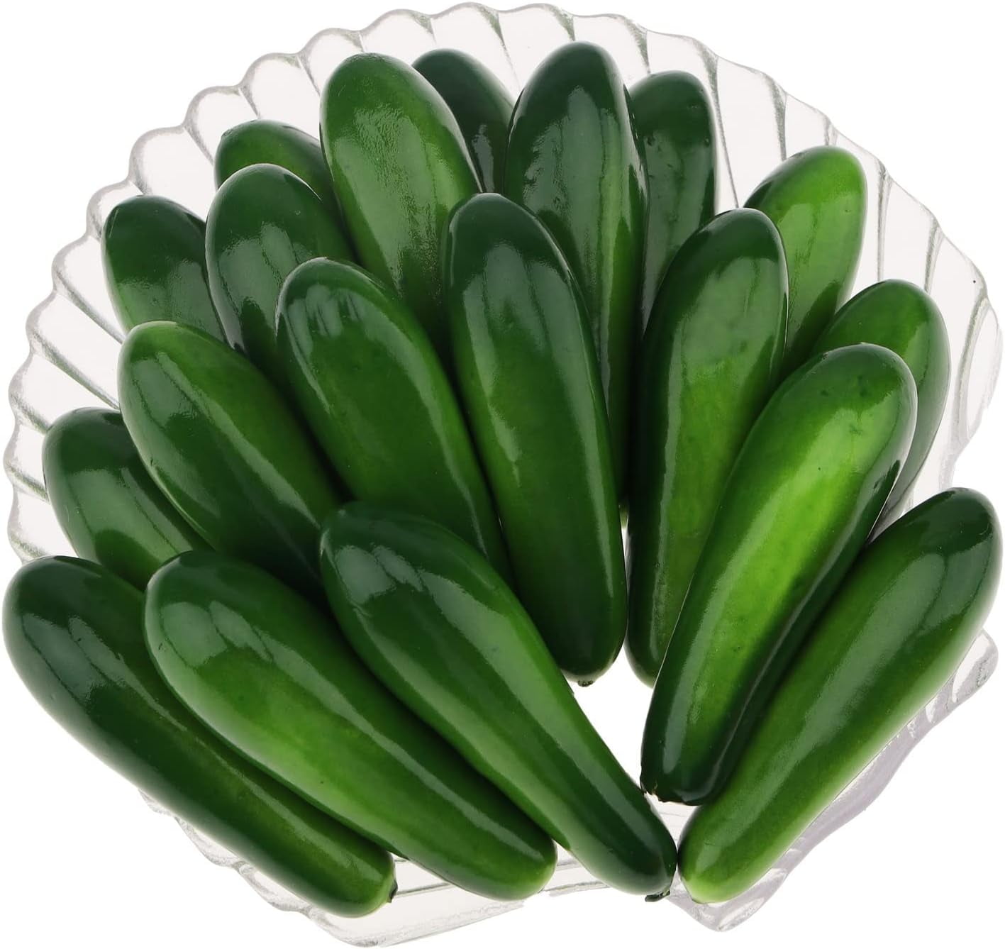 20pcs Simulation Mini Green Cucumber Decorations Artificial Lifelike