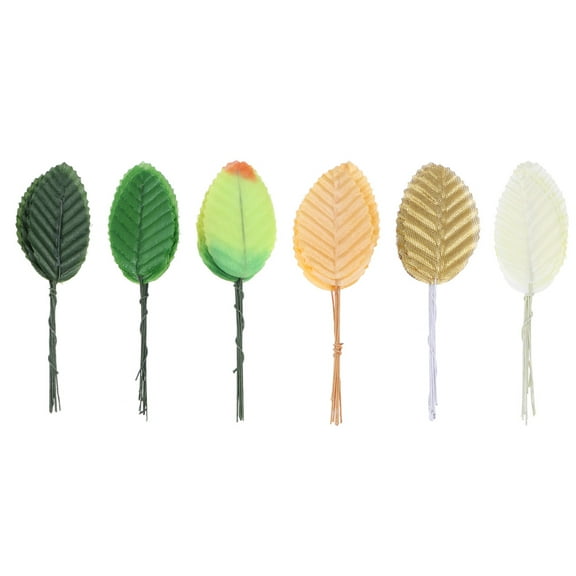 NIAIZEK 20Pcs Artificial Green Leaves for Home Decor, Craft, Wedding, Party, Fresh and Natural Look