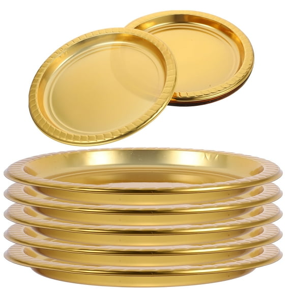 20pcs Disposable Fruit Plates Plastic Serving Tray for Dried Fruit Single-Use Fruit Dish Container