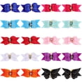 thumbnail image 1 of 20pcs Tiny Dog Bows with Rubber Bands for Small Dogs Mixed Color Pet Costume Supplies, 1 of 7