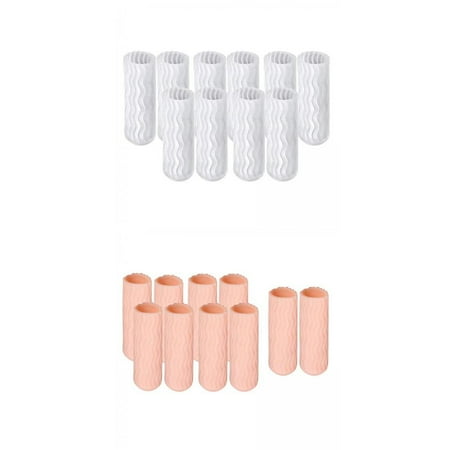 20pcs Soft Sleeves Toe Separator Thread Toe Caps Toe Spacers for Unisex
