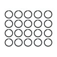 thumbnail image 1 of 20pcs Split Key Rings Metal Flat Round RingsC0rr0s10nResistant Key Rings, 1 of 11