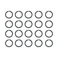 thumbnail image 1 of 20pcs Split Key Rings Metal Flat Round RingsC0rr0s10nResistant Key Rings, 1 of 11