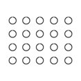 thumbnail image 1 of 20pcs Split Key Rings Metal Flat Round RingsC0rr0s10nResistant Key Rings, 1 of 11