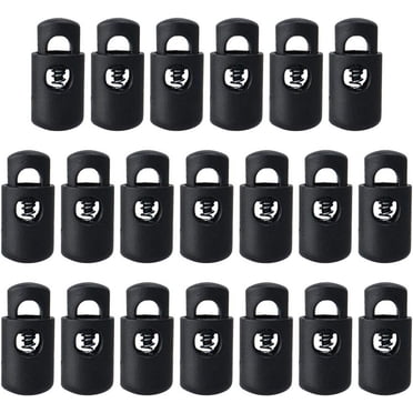 West Coast Paracord Black Plastic Utility Rope Clamps Tie-Downs...