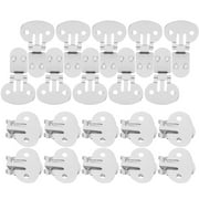 20pcs Stainless Steel Blank Shoe Clips DIY Crafts Folding Buckles Findings Accessories (Large Size)