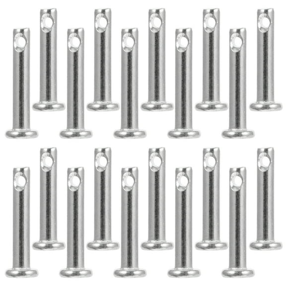 20pcs Stainless Steel Flat Pin Sturdy Clevis Fastener with Single Hole